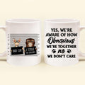 Personalized Bad Cats Coffee Mug - Gift Idea For Cat Lover - Yes, We're Aware Of How Obnoxious