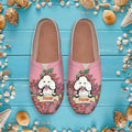 Personalized Front Dog Women's Canvas Fisherman Shoes - Gift For Dog Lover/Mother's Day Gift For Mom