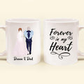 Personalized Wedding Parent In Heaven Coffee Mug - Memorial Gift Idea - Forever In My Heart