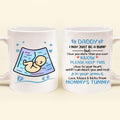 Personalized Baby Bump Mug - Mother's Day/Father's Day Gift Idea for Pregnant Mom - I Love You More Than You Ever Know - Happy First Father's Day