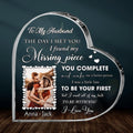 Personalized To My Husband Acrylic Plaque - Gift Idea For Couple - To My Husband