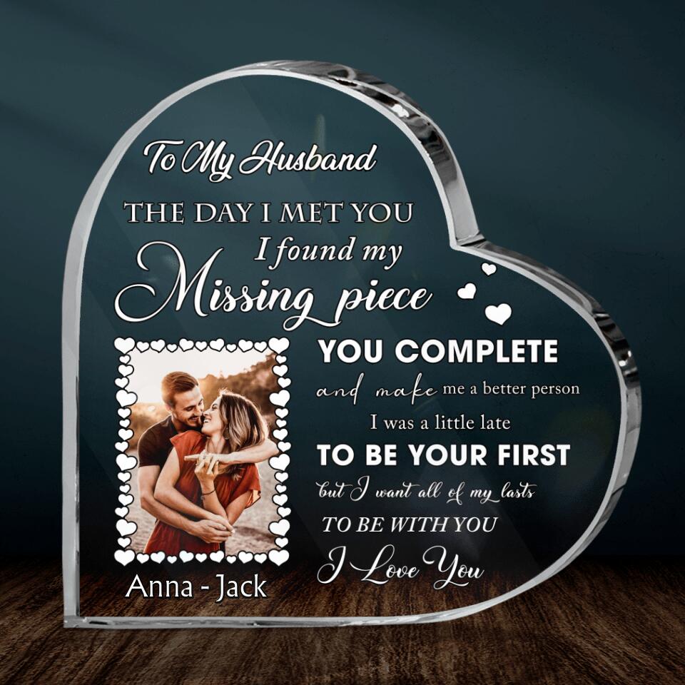 Personalized To My Husband Acrylic Plaque - Gift Idea For Couple - To My Husband