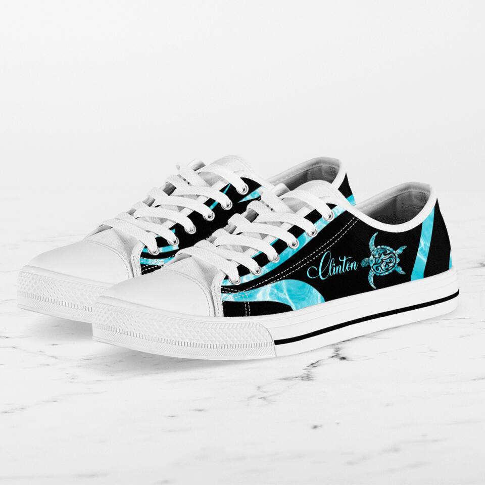 Personalized Turtle Sneakers - Best Gift For Turtle Lovers - SEWD5O