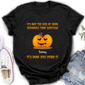 Personalized Funny Pumpkins Halloween Shirt/Hoodie - Gift Idea For Halloween/Friends - It's Not The Size Of Your Peduncle That Matters It's How You Pump It