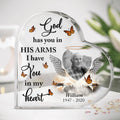 Personalized Memorial Photo Heart Plaque - Bereavement Gifts
