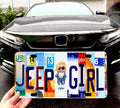 Custom Personalized Off-road Girl License Plate - Gift Idea For Friend