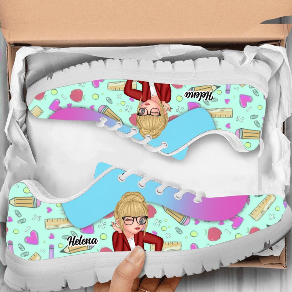 Personalized Teacher Sneakers - Gift Idea For Teachers/Friends