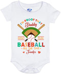 Personalized Daddy Baby Onesie - Gift Idea For Father's Day 2023 - Daddy Doesn't Play Baseball All The Time