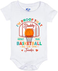 Personalized Daddy Baby Onesie - Gift Idea For Father's Day 2023 - Daddy Doesn't Play Baseketball All The Time