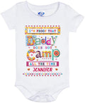 Personalized Daddy Baby Onesie - Gift Idea For Father's Day 2023 - Daddy Doesn't Camp All The Time