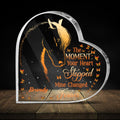 Personalized Memorial Horse Acrylic Plaque -  Memorial Gift Idea For Loss Of Horse - The Moment Your Heart Stopped Mine Changed Forever