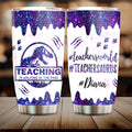 Personalized Teacher Dinosaur Tumbler - Best Gift For Teachers - Teaching Is Walking In The Park - 5DGAH6