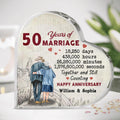 Personalized Couple Anniversary Acrylic Plaque - Gifts Idea For Wedding Anniversary - Together And Still Counting