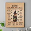Personalized Kitchen Witchery Canvas - Gift Idea For Halloween/Witches/Friends