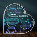 Personalized Memorial Acrylic Plaque - Gift Idea For Cat Owner - Custom Name - Missing You Always