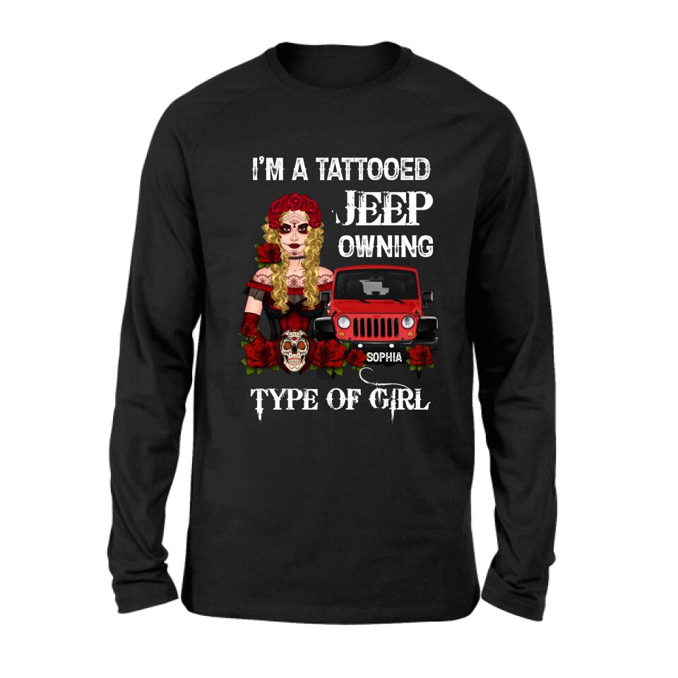 Custom Personalized Off-road Girl T-shirt/ Long Sleeve/ Sweatshirt - Gift Idea For Halloween/ Off-road Lover