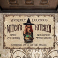 Custom Personalized Witch Doormat - Gift Idea For Halloween - Wickedly Delicious Witch's Kitchen