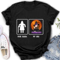 Personalized Halloween Unisex T-shirt/Long Sleeve/Sweatshirt - Gift Idea For Grandma/Grandma/Mom/Gigi