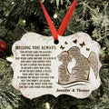 Personalized Memorial Aluminium Ornament - Memorial Gift Idea For Couple - Missing You Always