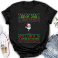 Personalized Great Job Xmas T-shirt/ Long Sleeve/Sweatshirt/Hoodie - Up to 7 Sperms - Christmas Gift Idea For Father - Thanks For Not Pulling Out