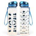 Personalized Floral Mom Tracker Bottle - Up to 5 Kids - Gift Idea For Mother's Day