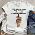 Personalized Horse Riding Girl - Gift For Horse Lovers - Some Girls Go Riding Drink Too Much
