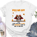 Personalized Pet Halloween Shirt/Hoodie - Gift Idea For Dogs/Cats Lovers - Piss Me Off, I Will Slap You So Hard Even Google Won't Be Able To Find You