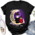 Personalized Grandma Shirt/Hoodie - Halloween Gift Idea For Grandma/Grandkid - I Love You To The Moon And Back