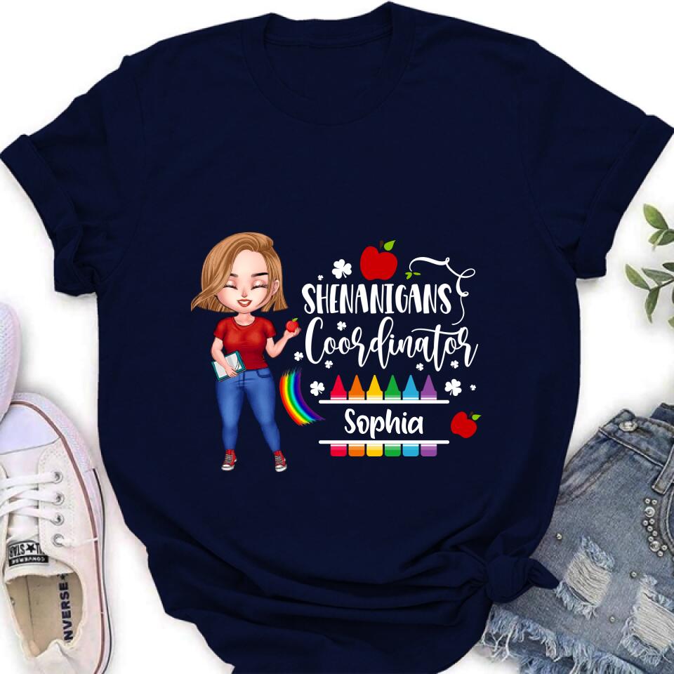 Personalized Shenanigans Coordinator Shirt - St Patrick’s Day Gift For Teacher