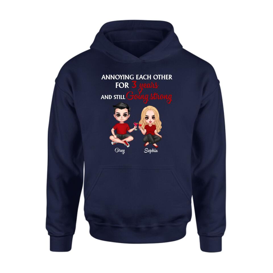 Personalized T-shirt/Pullover Hoodie/Long Sleeve - Gift for couples, lovers, husband and wife - Annoying Couple