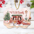 Personalized Christmas Family Ornament - Christmas Gift Idea For Siblings, Whole Family - Some Call It Chaos We Call It Family