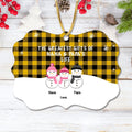 Personalized Grandparents And Grandkids Rectangle Ornament - Gift Idea For Christmas/Grandparents - Grandparents With Up To 20 Grandkids - The Greatest Gifts Of Nana & Papa's Life