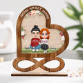 Personalized Couple Wooden Plaque - Christmas/Birthday/Anniversary Gift Idea For Couple - Home Sweet Home