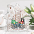 Personalized Christmas Home Acrylic Plaque - Christmas Gift Idea For Couple - I'm Yours No Returns Or Refunds