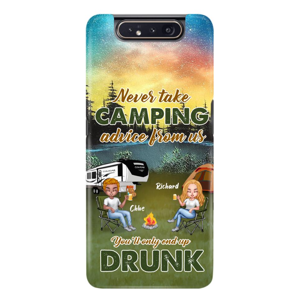 Personalized Camping Friend Phone Case - Up to 7 People - Gift Idea For Camping Friends - We're Like A Really Small Gang - Case For iPhone And Samsung