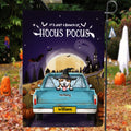 Personalized Halloween Pets On Car Flag - Up to 5 Pets - It's Just A Bunch Of Hocus Pocus - NCEQ9H
