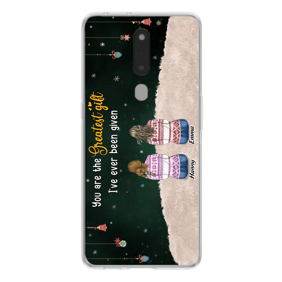 Personalized Christmas Friends Phone Case - Christmas Gift Idea For Friends/Sisters - Up to 12 People - You Are The Greatest Gift I've Ever Been Given - Case For Xiaomi, Oppo And Huawei