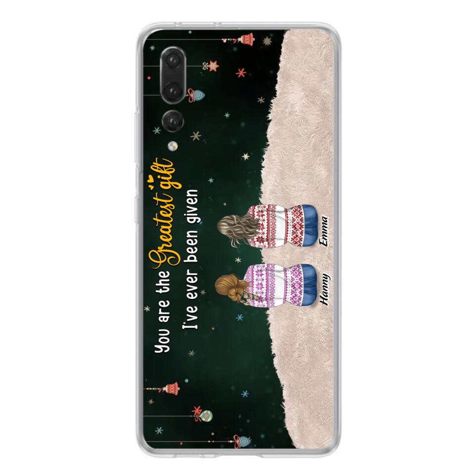Personalized Christmas Friends Phone Case - Christmas Gift Idea For Friends/Sisters - Up to 12 People - You Are The Greatest Gift I've Ever Been Given - Case For Xiaomi, Oppo And Huawei