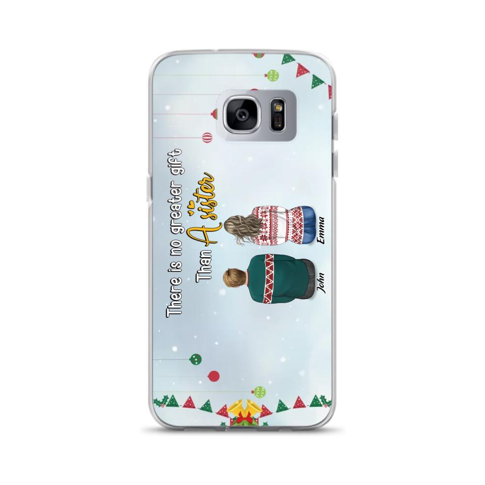 Personalized Christmas Brothers & Sisters Phone Case - Christmas Gift Idea For Siblings - Up to 12 People - Life Is Better With Brothers & Sisters - Case For iPhone And Samsung