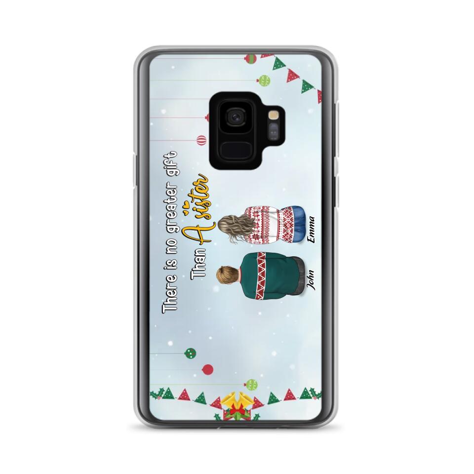 Personalized Christmas Brothers & Sisters Phone Case - Christmas Gift Idea For Siblings - Up to 12 People - Life Is Better With Brothers & Sisters - Case For iPhone And Samsung