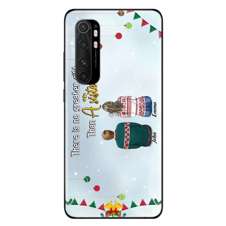Personalized Christmas Brothers & Sisters Phone Case - Christmas Gift Idea For Siblings - Up to 12 People - Life Is Better With Brothers & Sisters - Case For Xiaomi, Oppo And Huawei