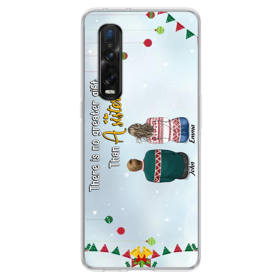 Personalized Christmas Brothers & Sisters Phone Case - Christmas Gift Idea For Siblings - Up to 12 People - Life Is Better With Brothers & Sisters - Case For Xiaomi, Oppo And Huawei