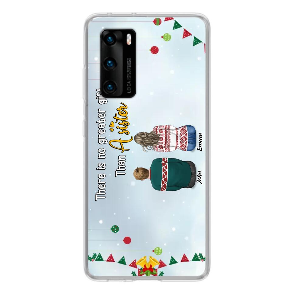 Personalized Christmas Brothers & Sisters Phone Case - Christmas Gift Idea For Siblings - Up to 12 People - Life Is Better With Brothers & Sisters - Case For Xiaomi, Oppo And Huawei
