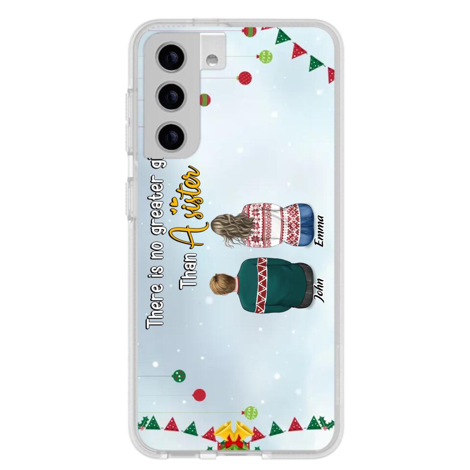 Personalized Christmas Brothers & Sisters Phone Case - Christmas Gift Idea For Siblings - Up to 12 People - Life Is Better With Brothers & Sisters - Case For iPhone And Samsung