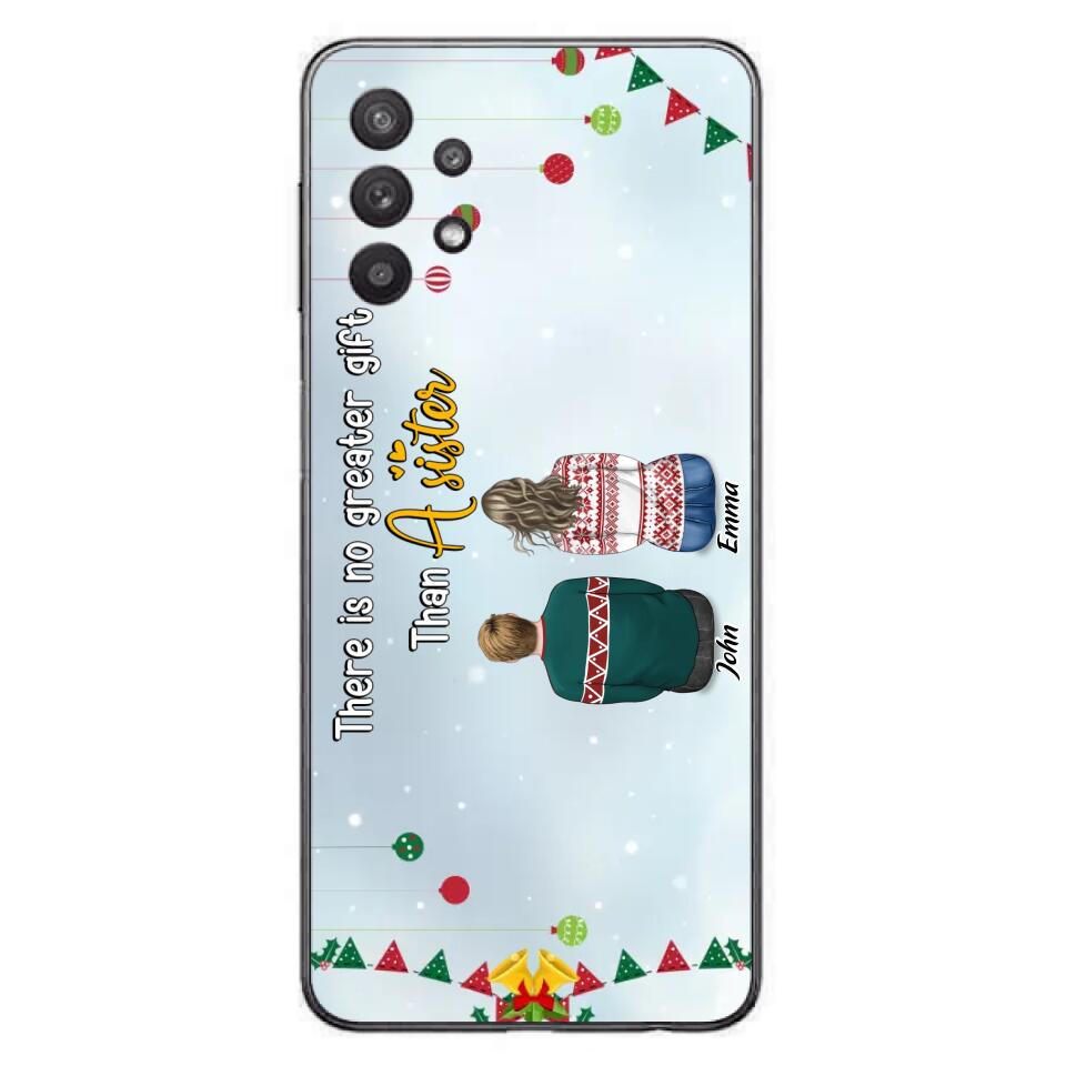 Personalized Christmas Brothers & Sisters Phone Case - Christmas Gift Idea For Siblings - Up to 12 People - Life Is Better With Brothers & Sisters - Case For iPhone And Samsung
