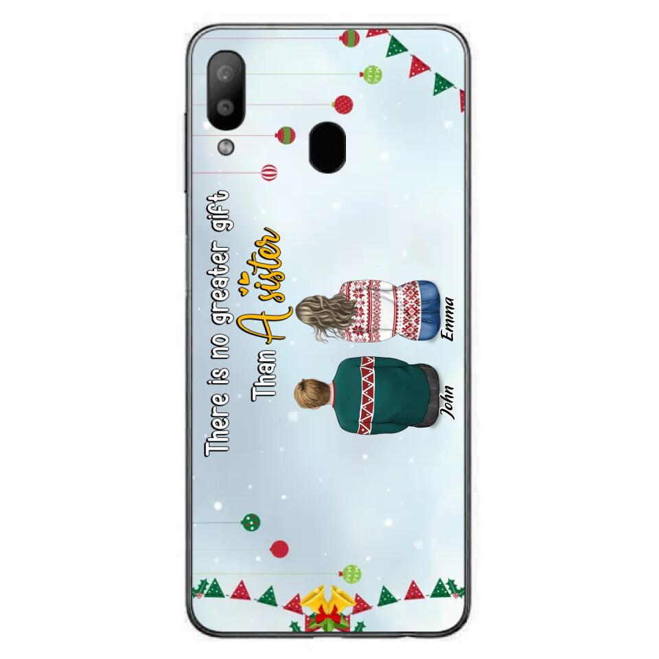 Personalized Christmas Brothers & Sisters Phone Case - Christmas Gift Idea For Siblings - Up to 12 People - Life Is Better With Brothers & Sisters - Case For iPhone And Samsung