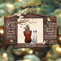 Personalized Memorial Pet Mom/Pet Dad Wooden Ornament - Up to 4 Pets - Memorial Gift For Dog/Cat Owner - You Are Not Just A Dog