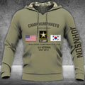 Personalized Veteran Double-Sided Printed Hoodie - Gift Idea For Veteran - I Was There Sometimes I Still Am