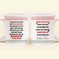 Personalized Stepdad Coffee Mug - Christmas Gift Idea For Bonus Dad From Child/Children - Merry Christmas From The Kids You Inherited When You Started Shacking Up With Our Mom