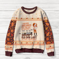 Personalized Dog Lady All-Over Print Sweater - Up to 5 Dogs - Gift Idea For Dog Lovers - I Never DreamedThat One DayI'd Become AGrumpy OldDog LadyBut Here I Am Killing It